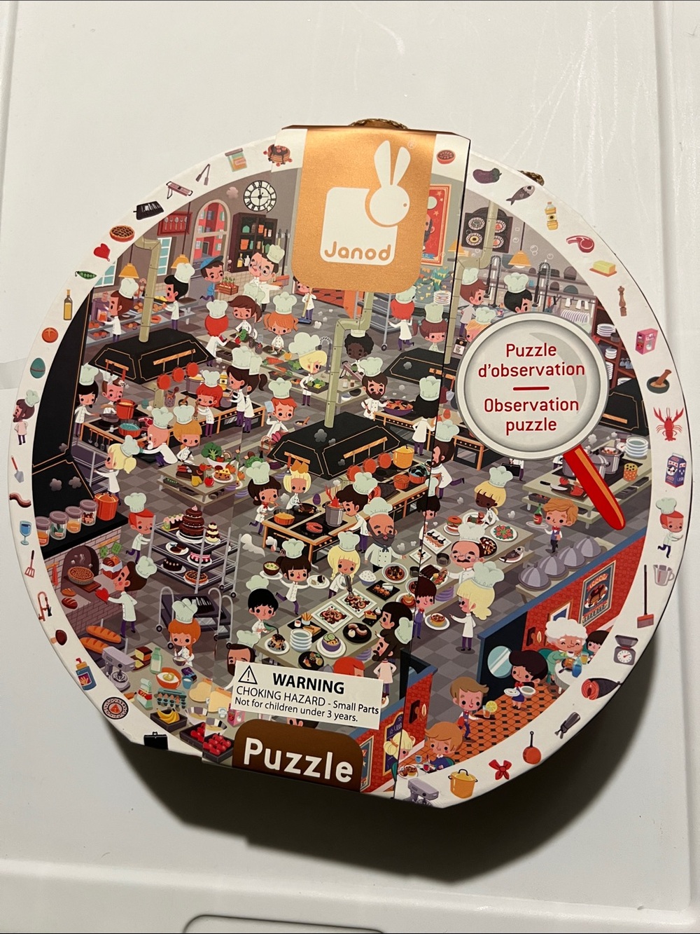 Janod Kids Observation Puzzle - Colorful Kitchen Scene